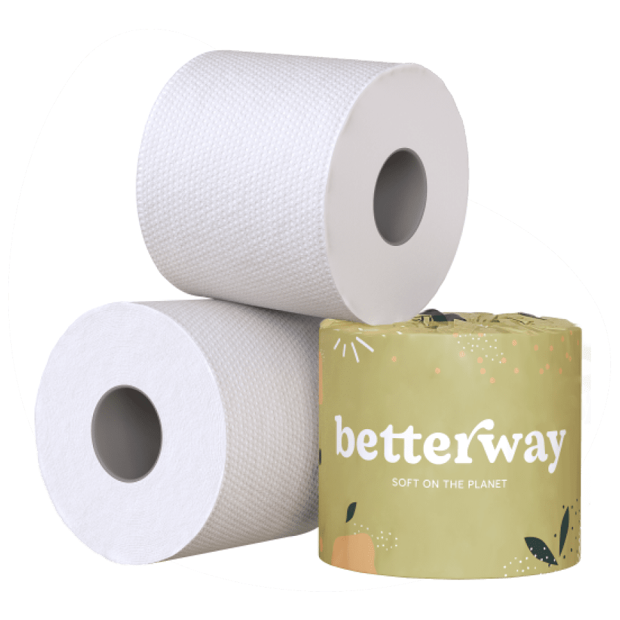 Classic White Bamboo Double Rolls