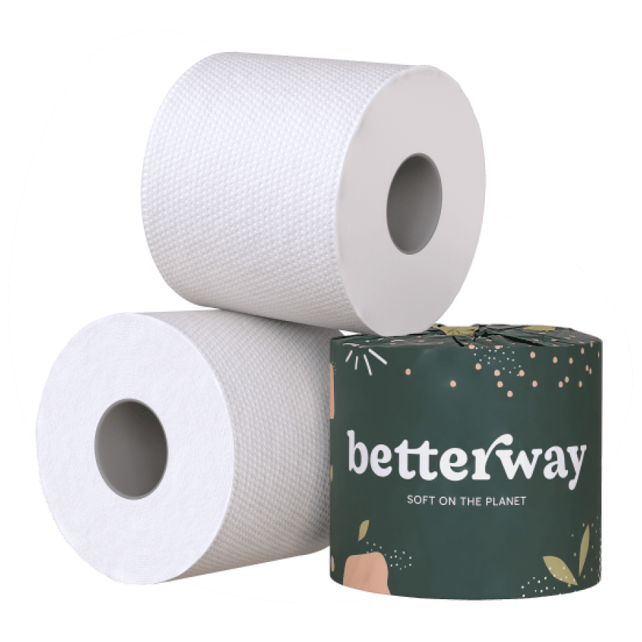Classic White Bamboo Double Rolls