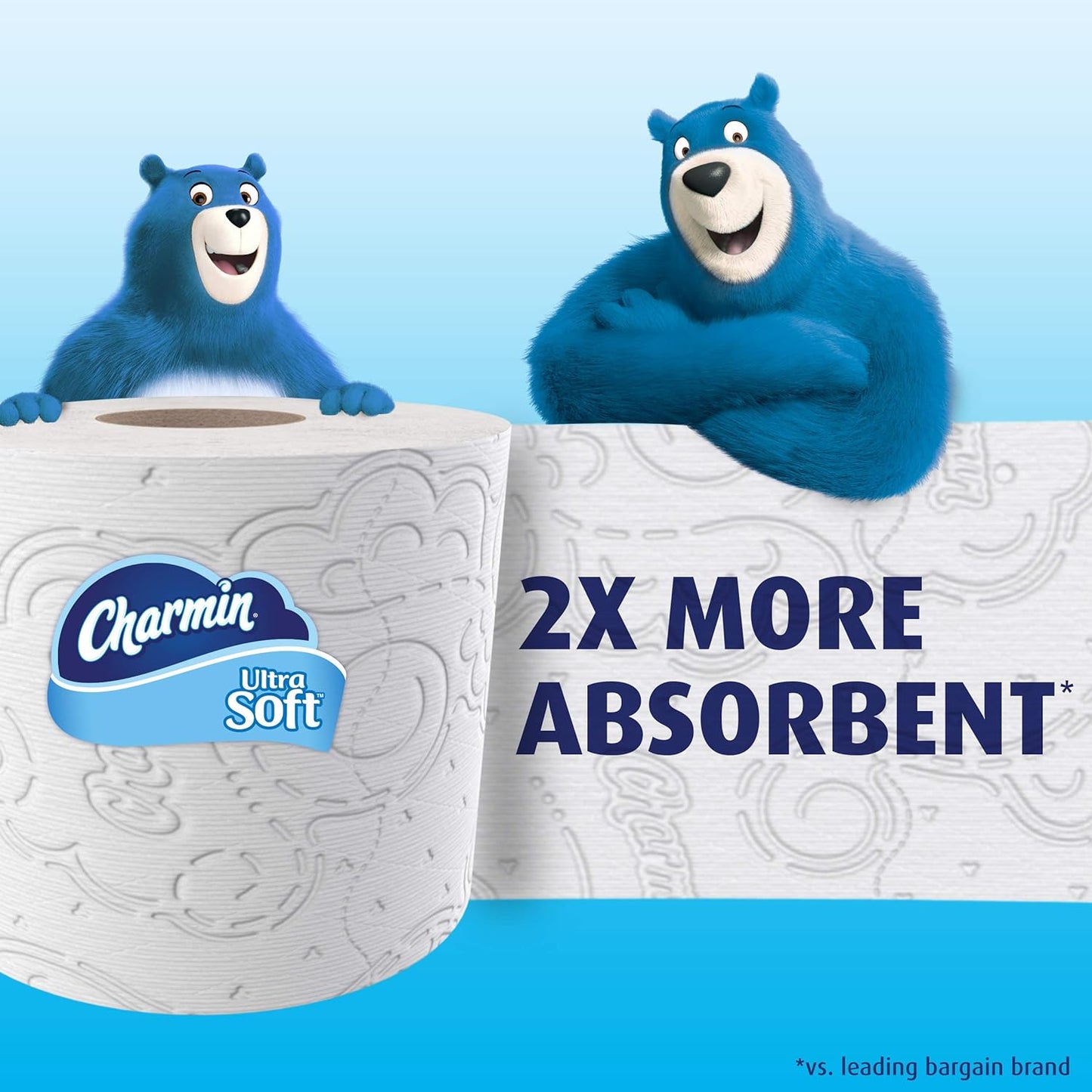 Charmin Ultra Soft Cushiony Touch Toilet Paper, 24 Family Mega Rolls = 123 Regular Rolls