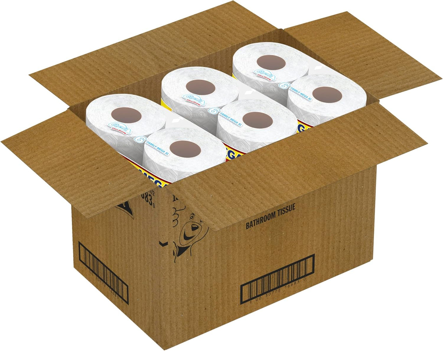 Charmin Ultra Strong Clean Touch Toilet Paper, 18 Family Mega Rolls = 90 Regular Rolls