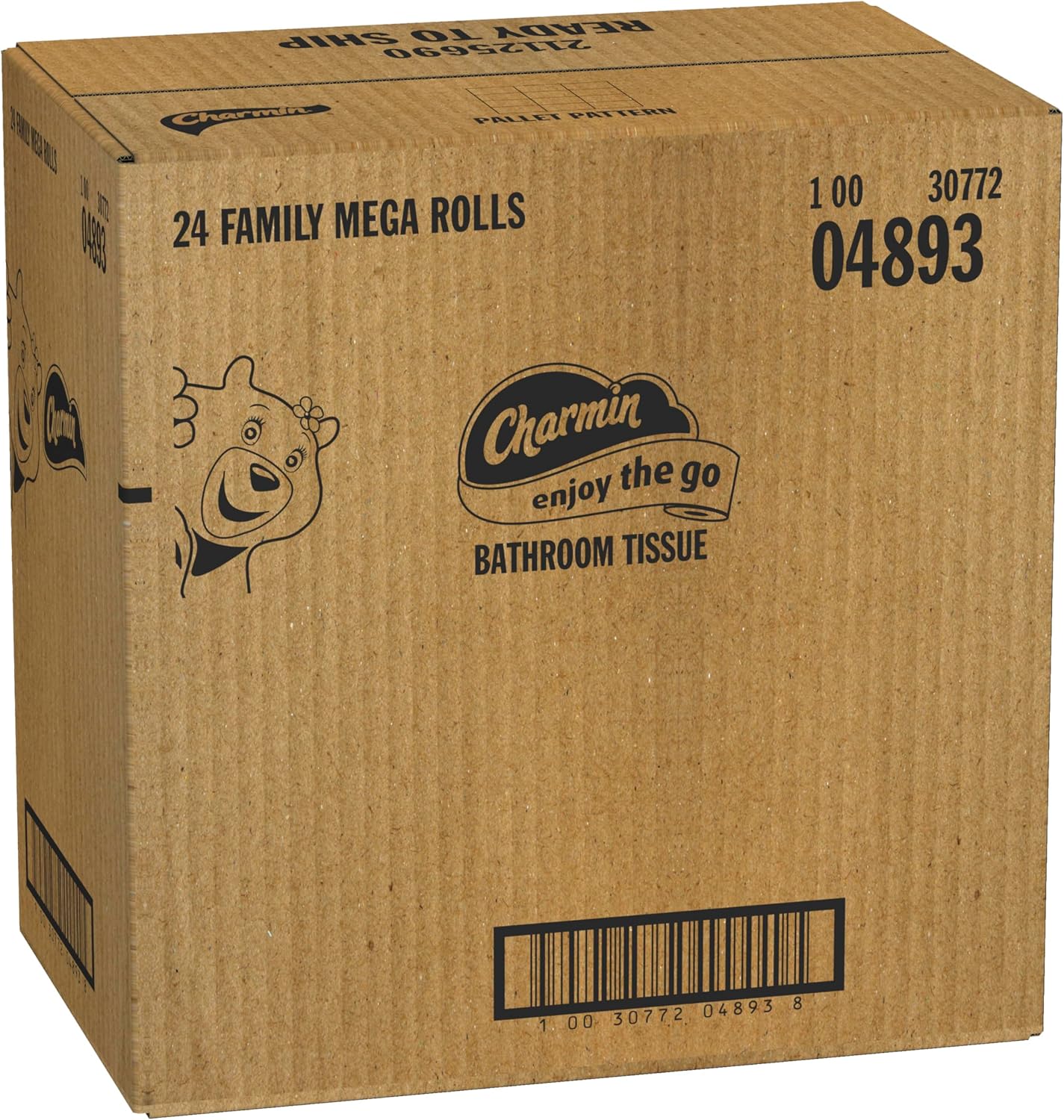 Charmin Ultra Strong Clean Touch Toilet Paper, 18 Family Mega Rolls = 90 Regular Rolls