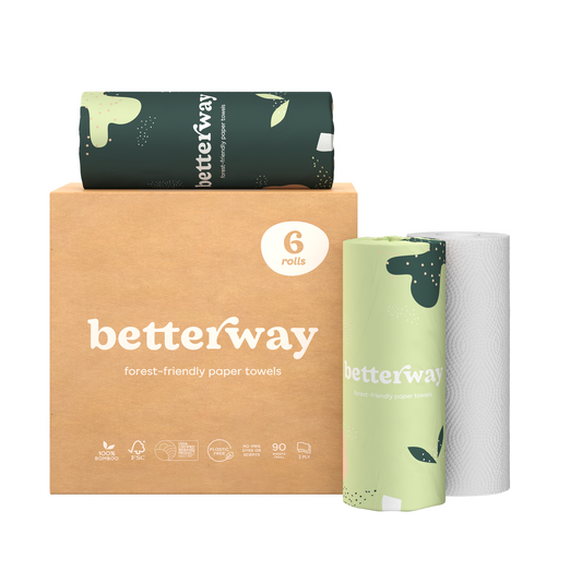 Classic White Paper Towels (6 rolls)